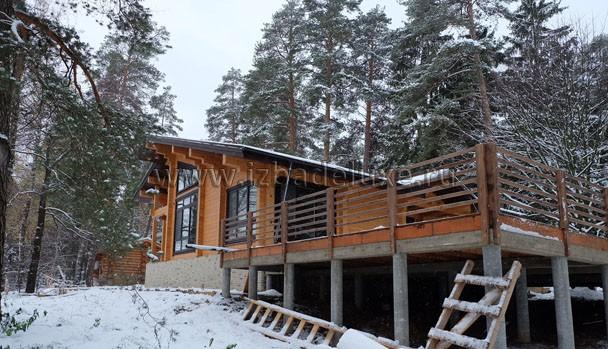 Строительство загородного дома на объекте «Сосновый берег». Строительство загородного дома на объекте «Сосновый берег».