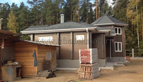 Строительство SPA-комплекса из клееного бруса в Лосином парке. Строительство SPA-комплекса из клееного бруса в Лосином парке.