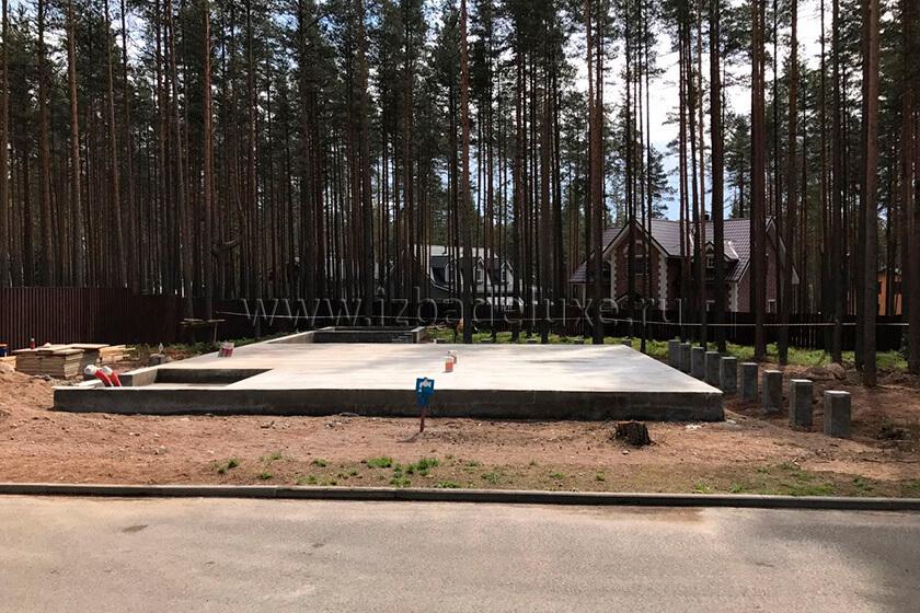 Строительство дома по проекту «Капитан» в Ленинградской области. Строительство дома по проекту «Капитан» в Ленинградской области.